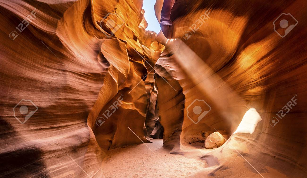 Inside the Lower Antelope Canyon near Page (Arizona) - 80904819 Inside the Lower Antelope Canyon near Page (Arizona) - 80904819