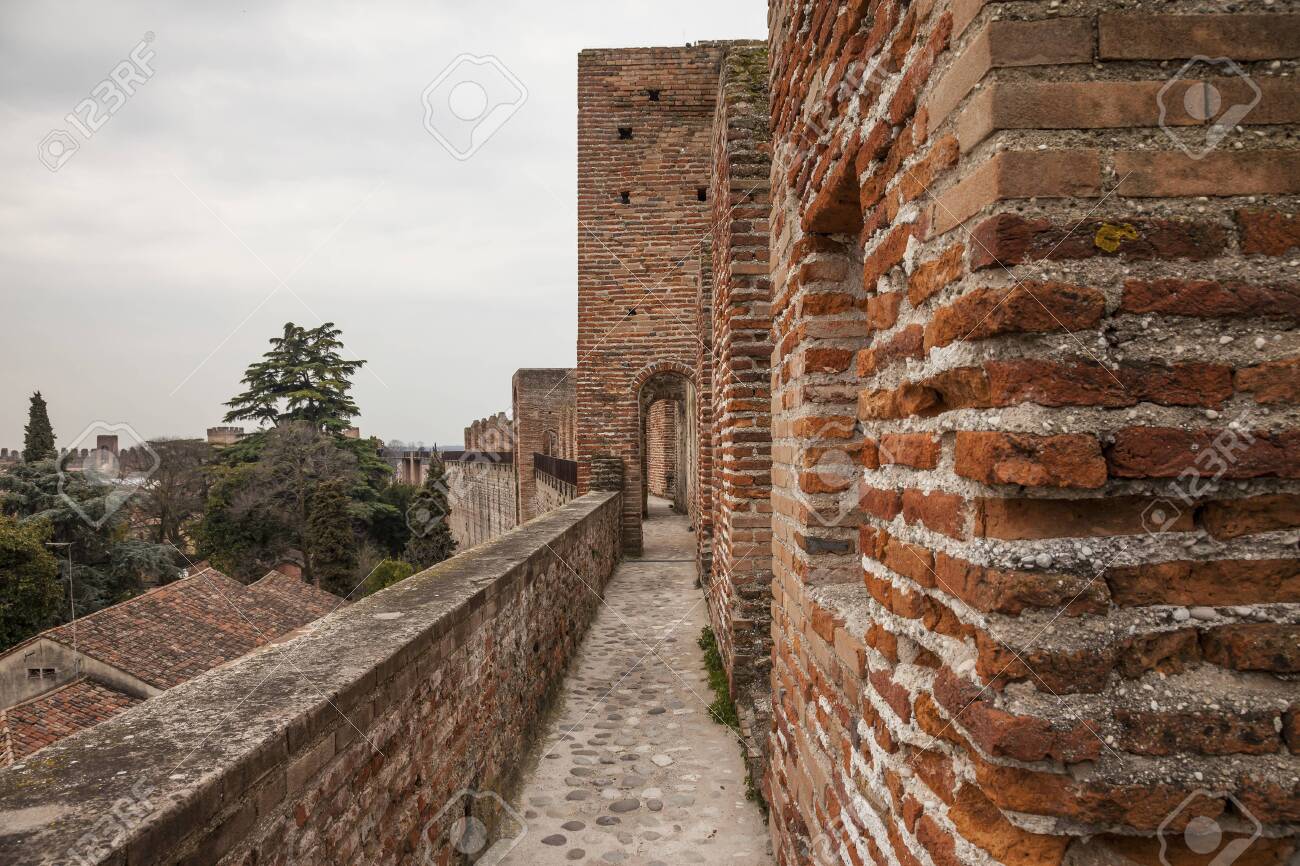 Cittadella, a medieval fortified walled town in Veneto province, north of italy - 147193836 Cittadella, a medieval fortified walled town in Veneto province, north of italy - 147193836