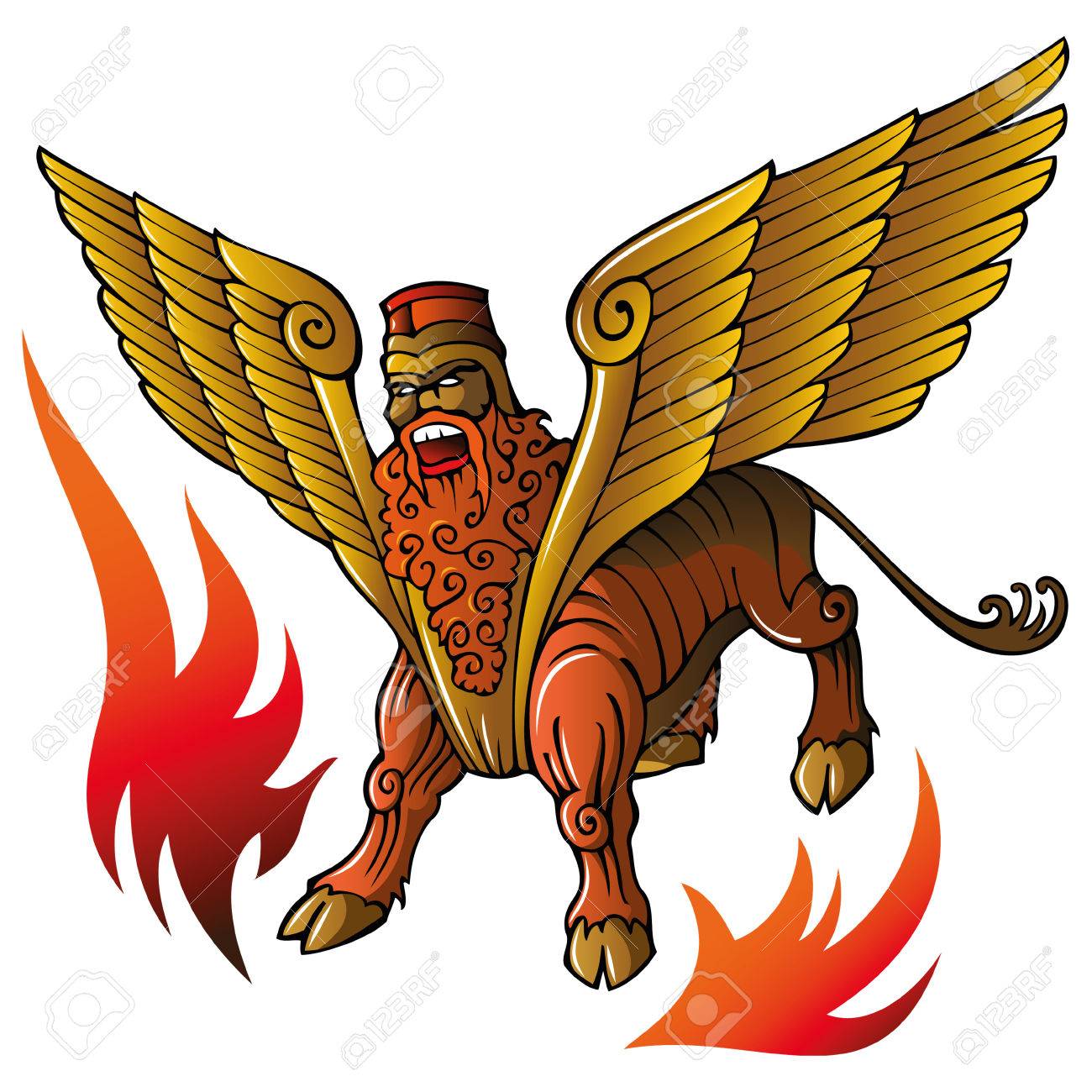 assyrian mythical deity shedu