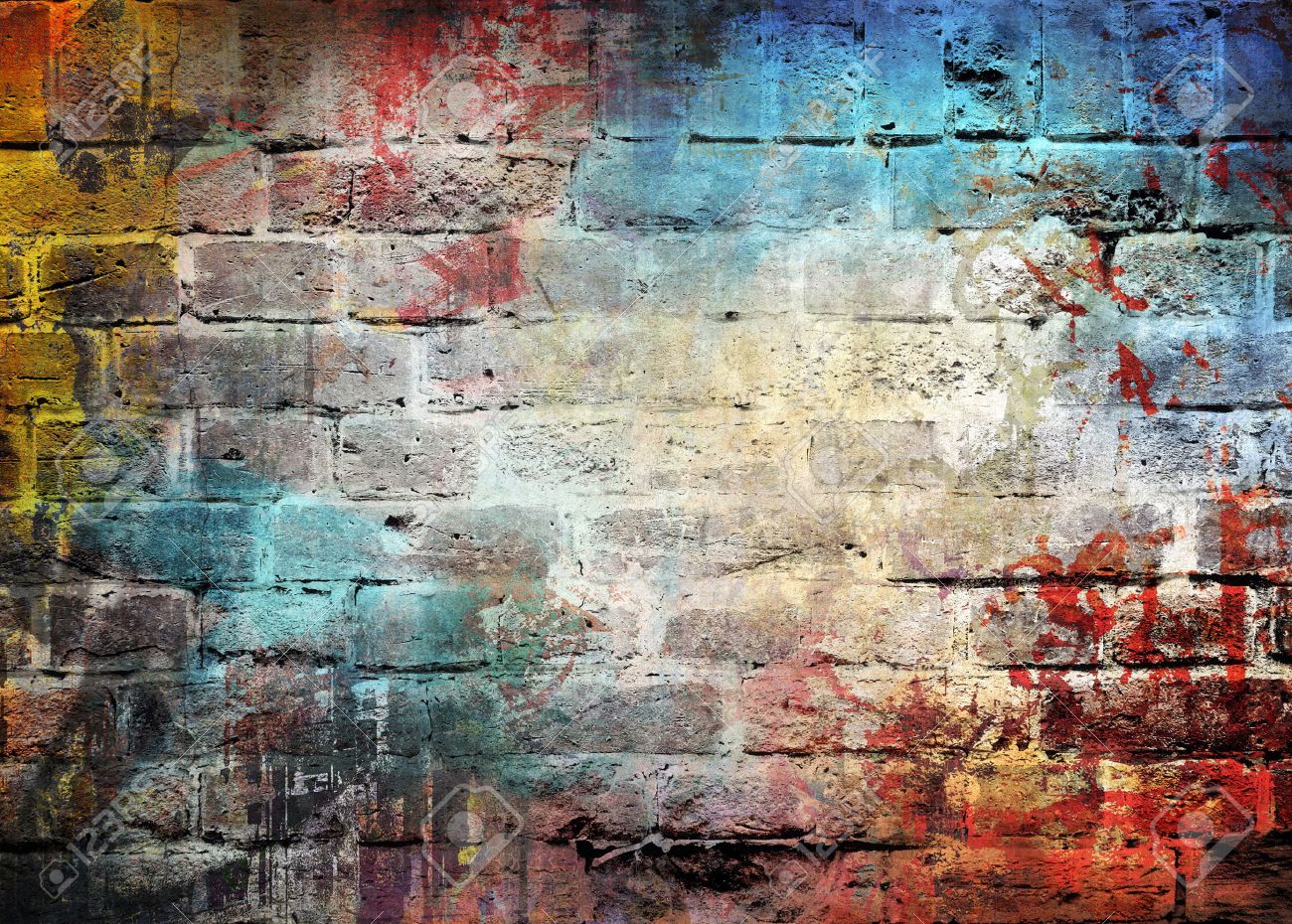 Graffiti Wall Background Stock Photo, Picture And Royalty Free Image. Image  31127960.