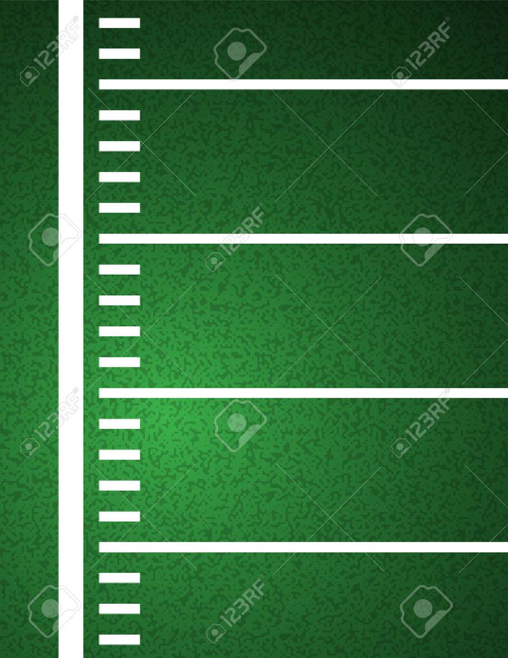 An American Football field sideline and yardline textured field background illustration. - 51394590 An American Football field sideline and yardline textured field background illustration. - 51394590
