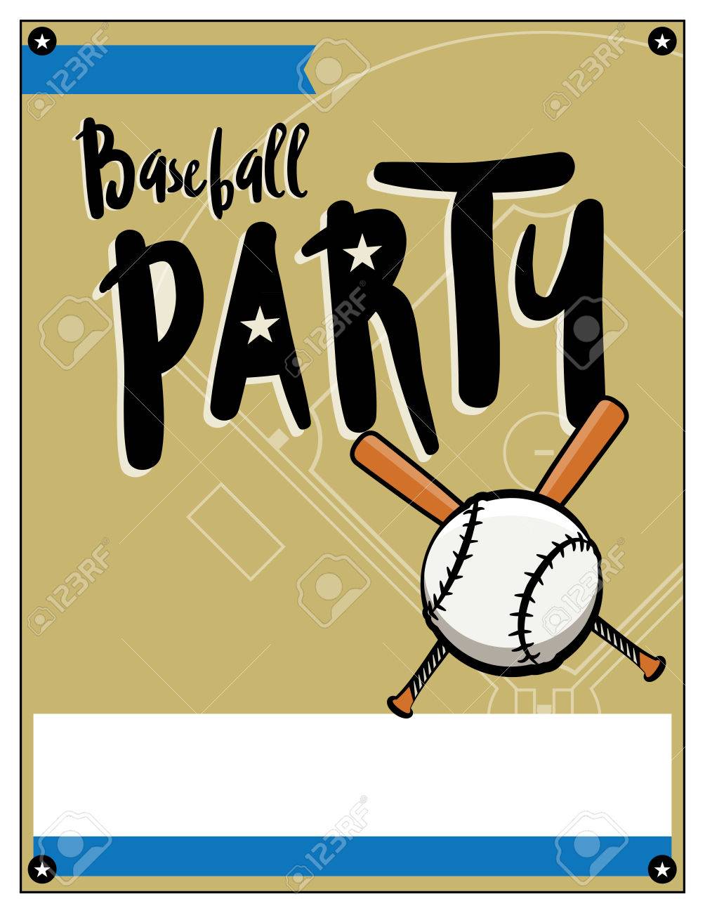 a blank baseball themed party invitation template baseball themed invitation template