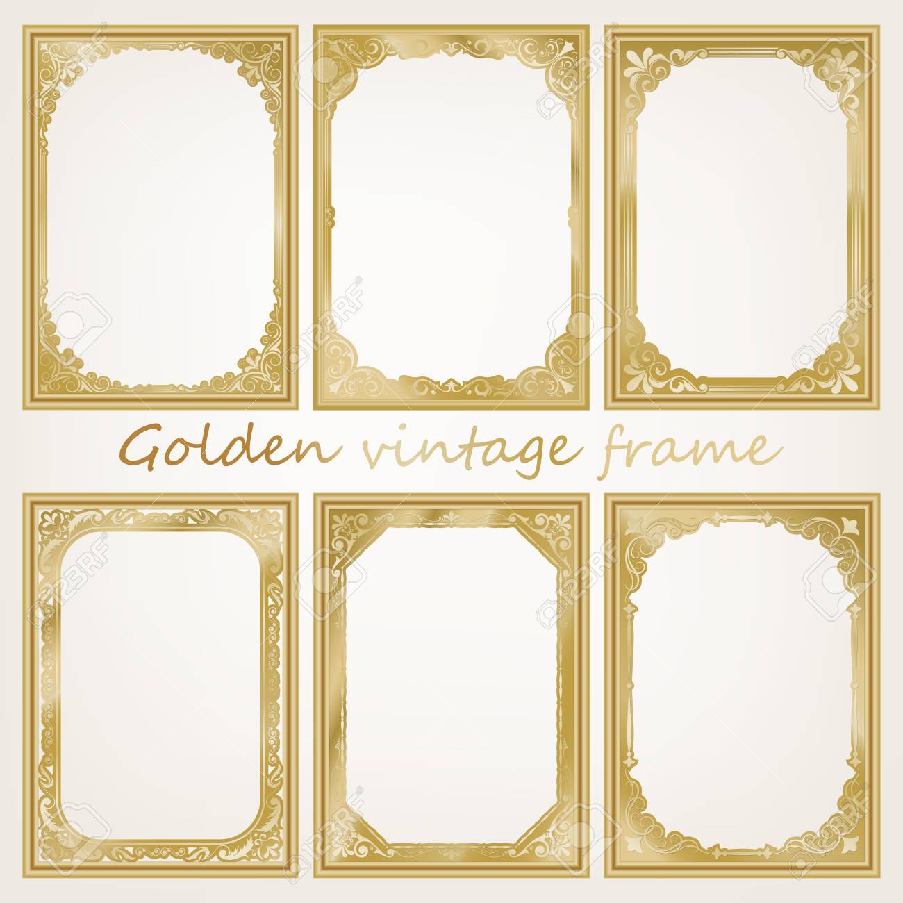 imágenes prediseñadas de marco de filigrana