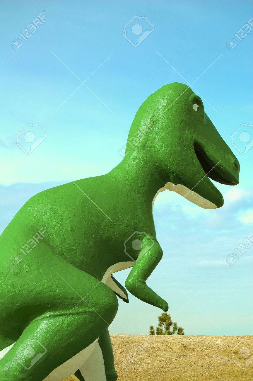 big green dinosaur toy