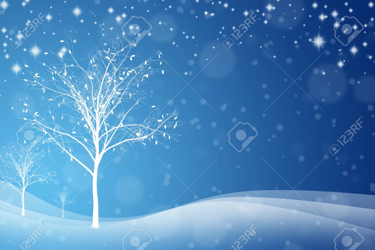 雪景色のイラスト の写真素材 画像素材 Image