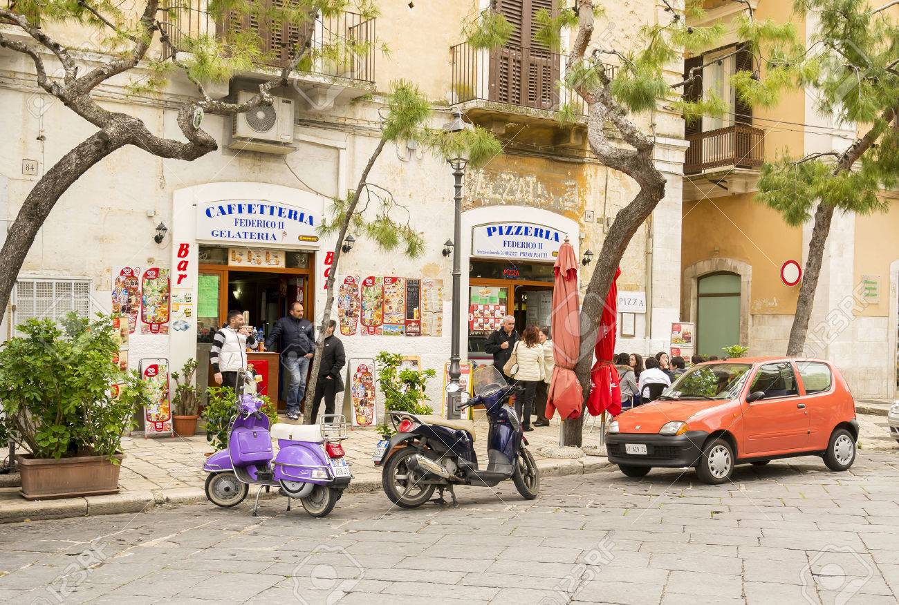 Typical Italian Street Life With Ice Cream Pizza And Coffee Stock Photo Picture And Royalty Free Image Image 33360547