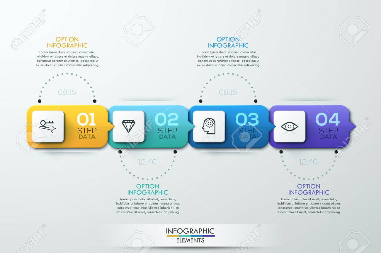 business timeline infographic template can be used for workflow