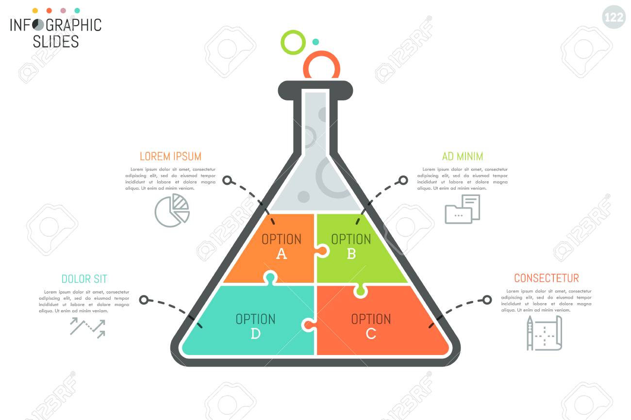 Jigsaw Puzzle In Shape Of Flask Divided Into 4 Pieces Simple Royalty Free Cliparts Vectors And Stock Illustration Image