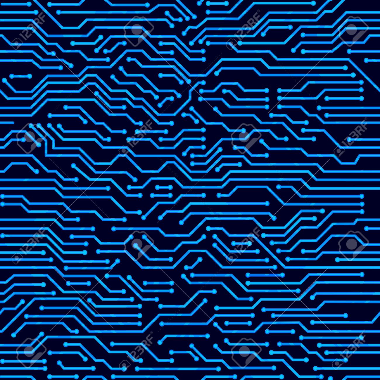 Circuit board seamless pattern. Digital hi-tech style vector background. - 44330265 Circuit board seamless pattern. Digital hi-tech style vector background. - 44330265
