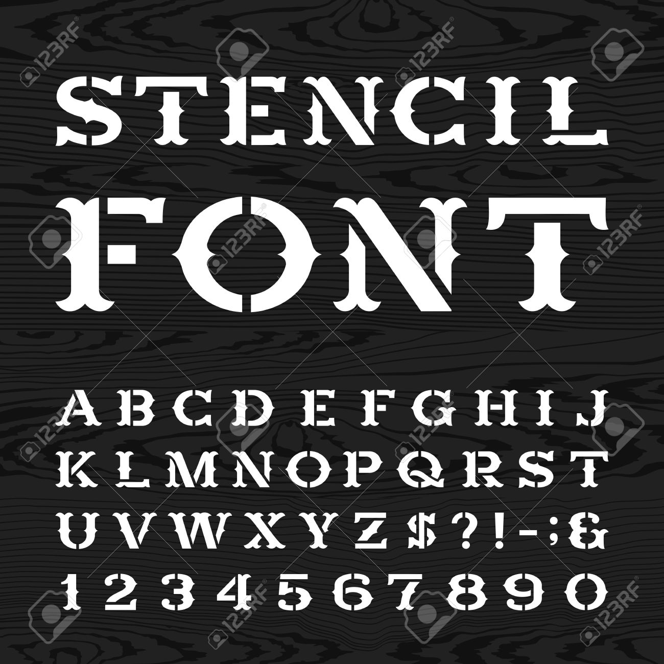 free stencils lettering