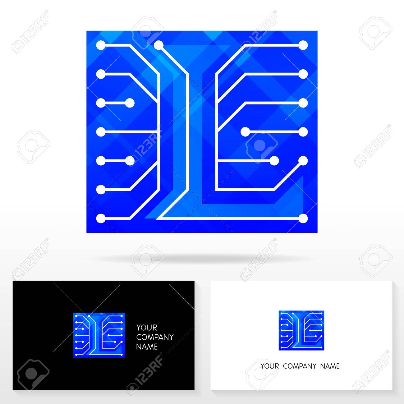 letter l logo design vector sign business card templates royalty