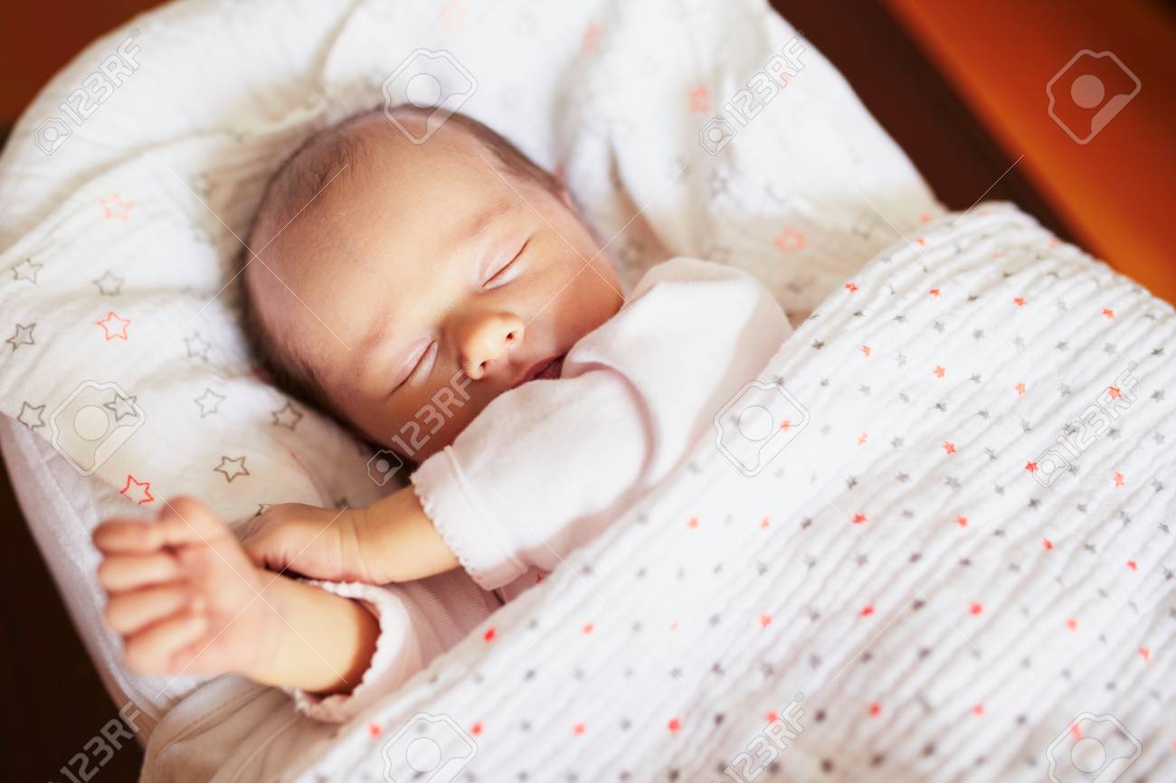 newborn baby girl bed