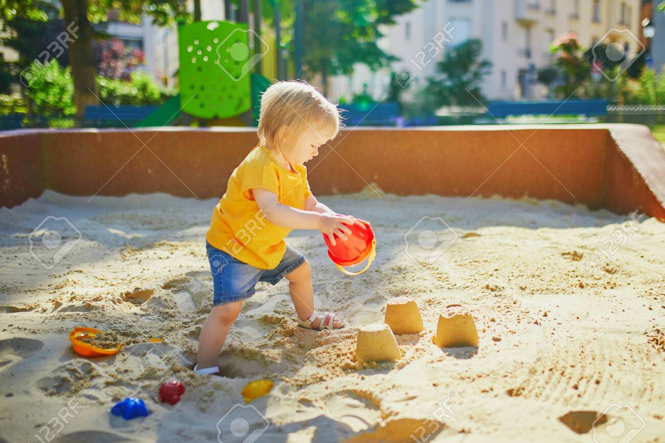 sandpit play for babies