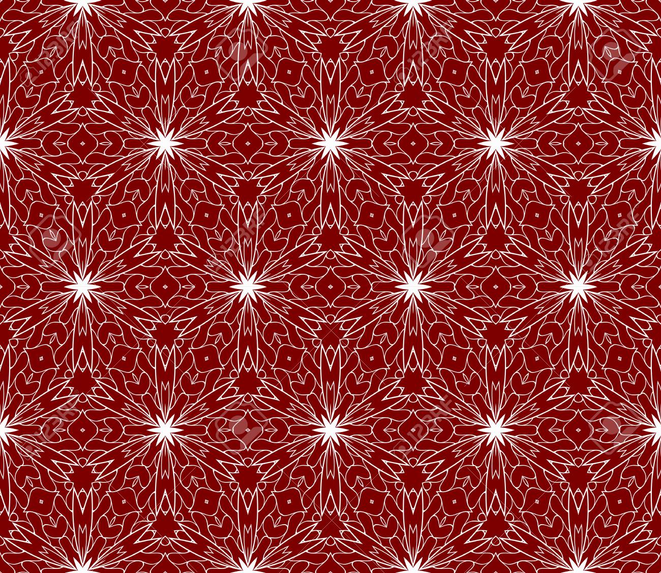 floral lace ornament seamless patterns in arabian style vector