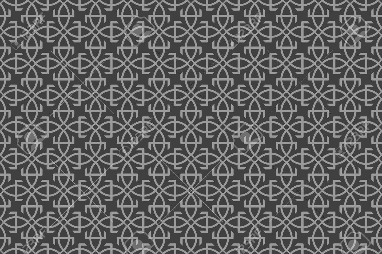 モダンな幾何学模様 シームレスなベクトル イラスト 包装 印刷 壁紙のパターンを入力します のイラスト素材 ベクタ Image