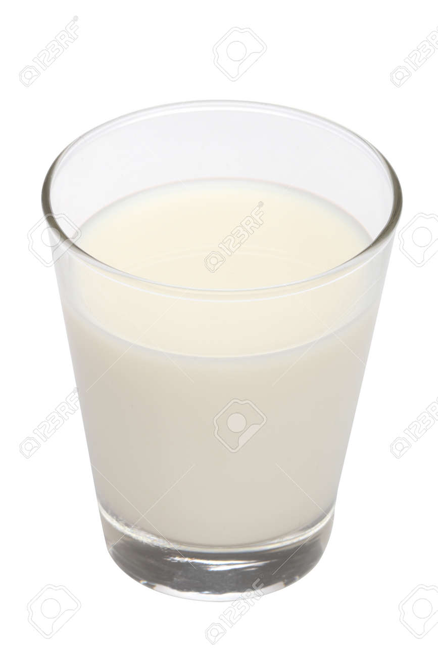 Glass Of Fresh Milk With Clipping Path Stock Photo Picture And Royalty Free Image Image