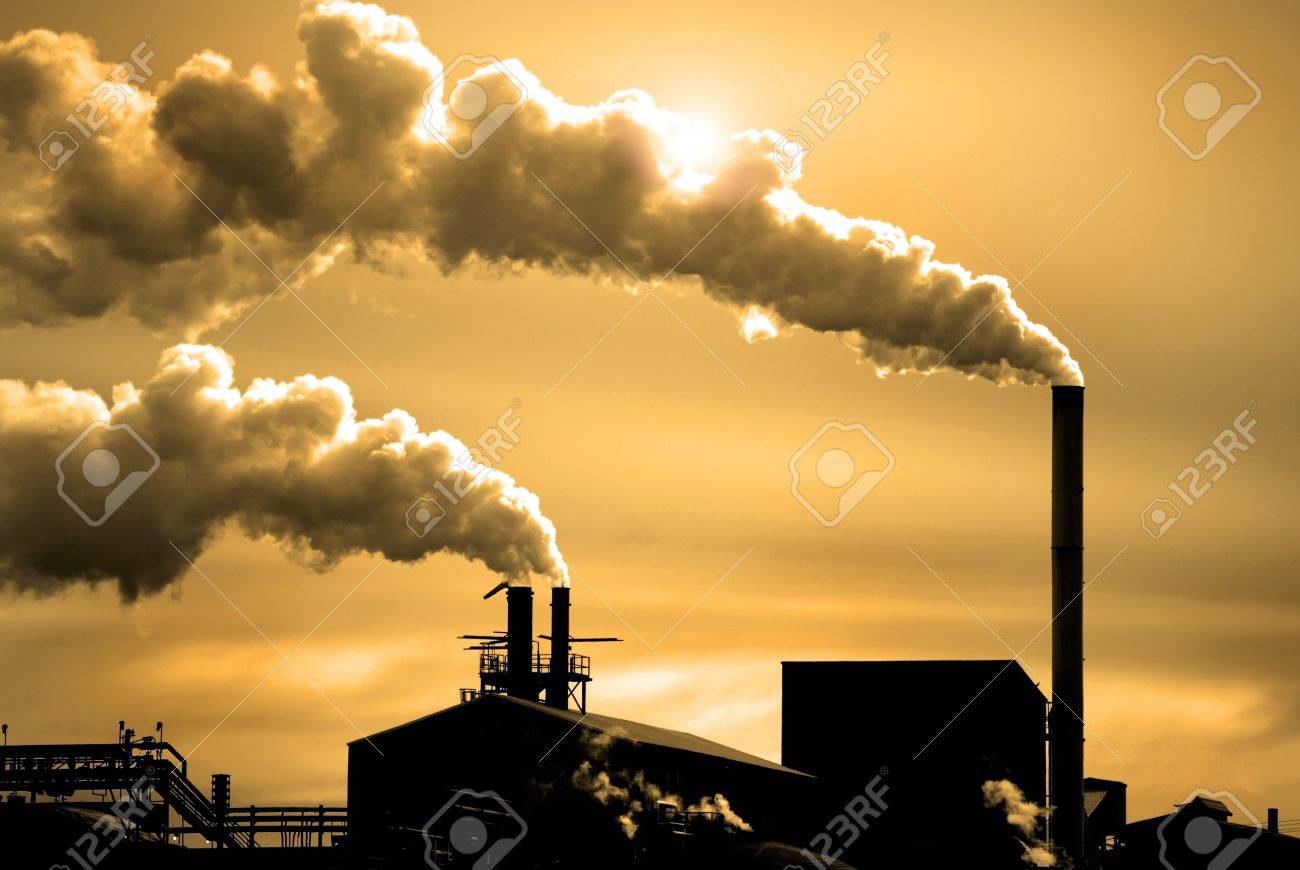 Detail Of Pollution Coming From Factory Smoke Stacks Stock Photo, Picture  and Royalty Free Image. Image 2170839.