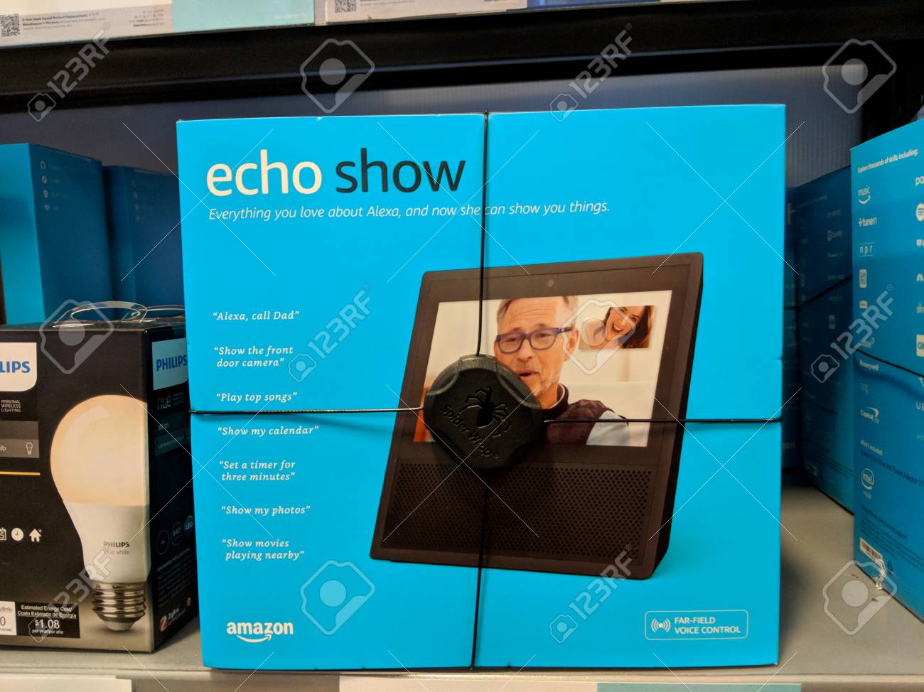 amazon echo spot best buy