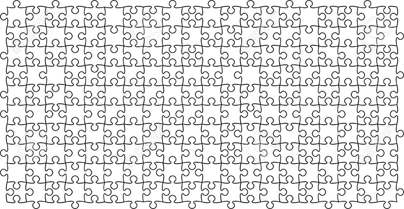 Beautiful And Unique Transparent Jigsaw Puzzle Vector. Perfect Tiled, Make  Your Own Bigger Puzzle Royalty Free SVG, Cliparts, Vectors, and Stock  Illustration. Image 6301951.