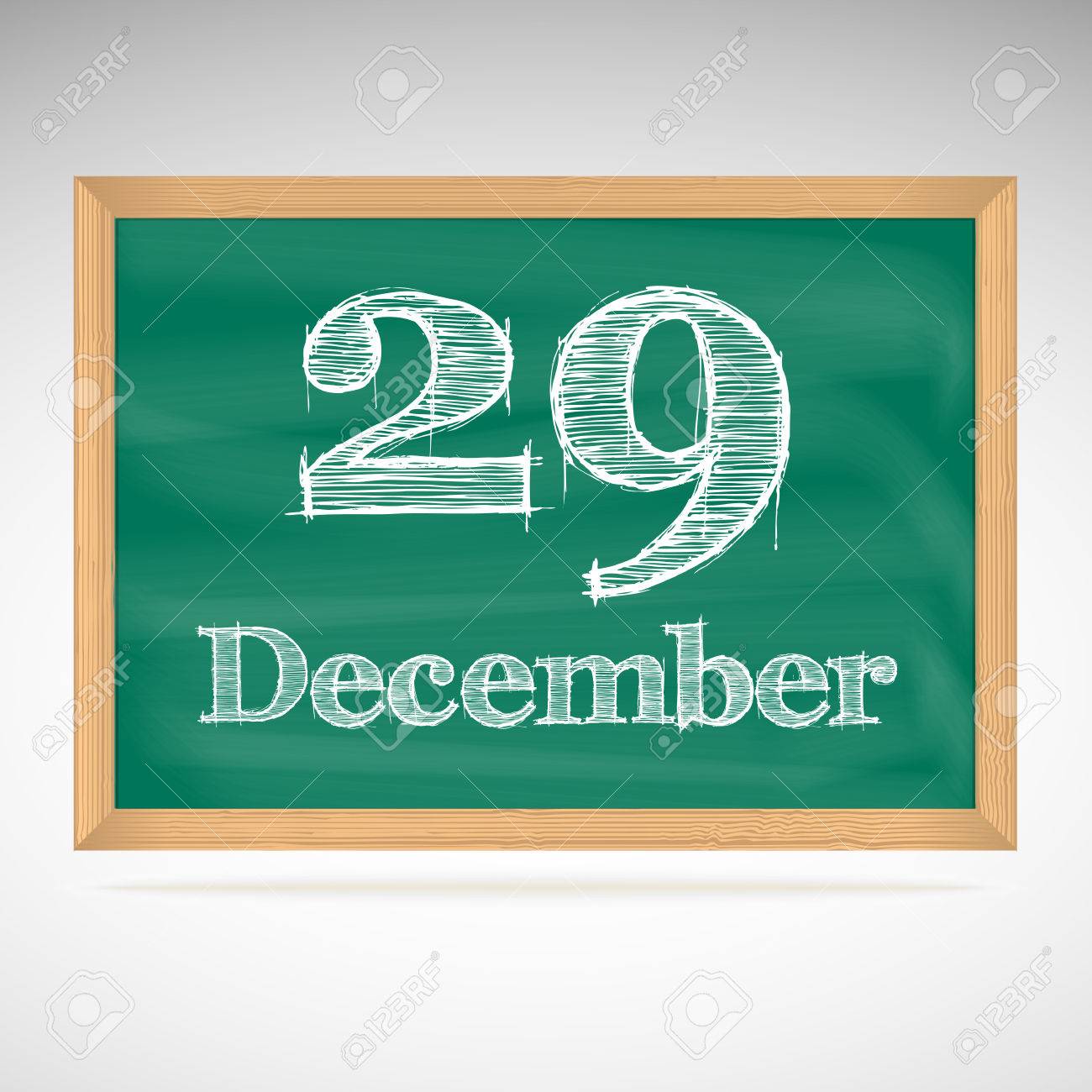 29 Décembre Le Jour De Calendrier, La Commission Scolaire, La Date Clip Art  Libres De Droits, Svg, Vecteurs Et Illustration. Image 23975372