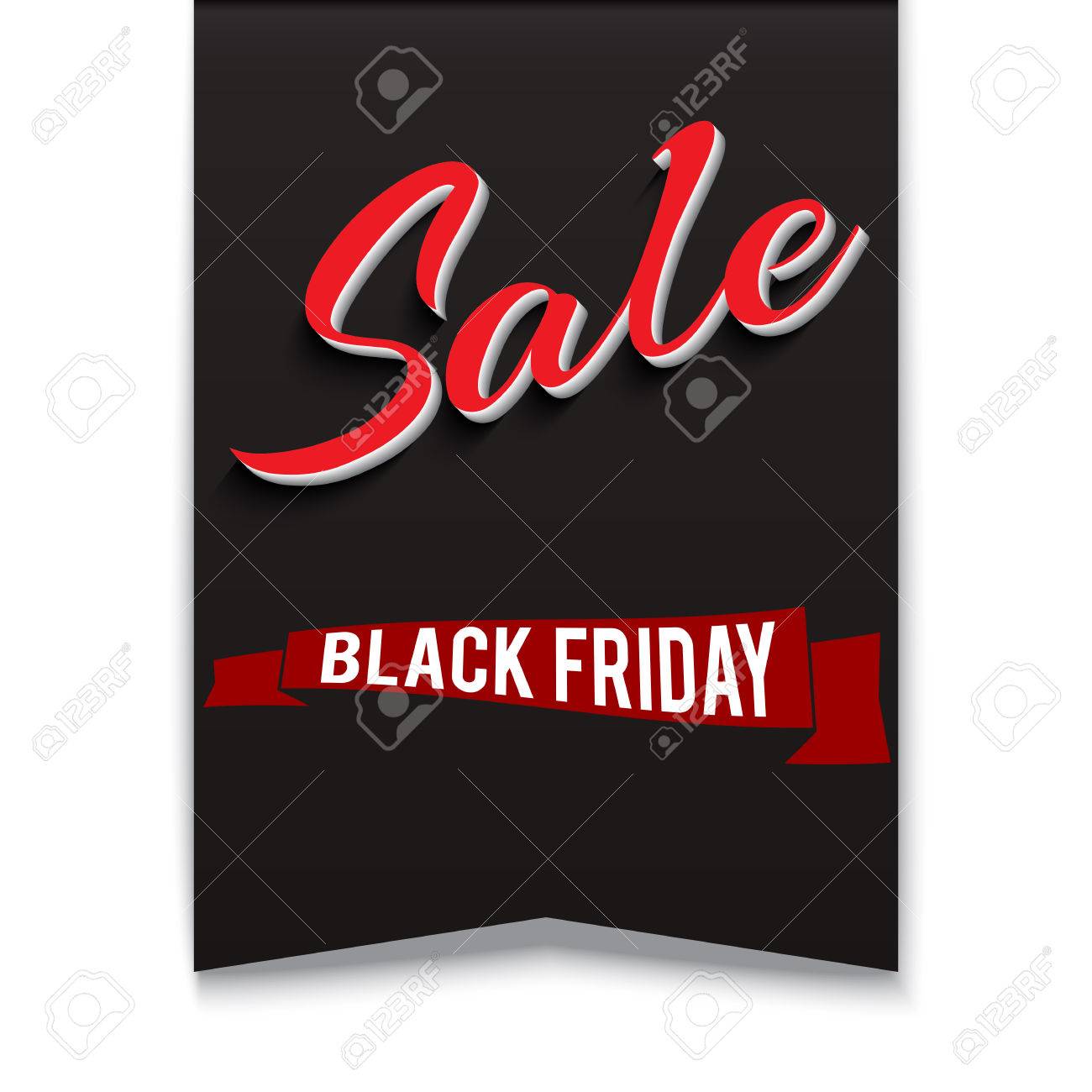 black friday sale banner on transparent background symbol of flyers logo no background
