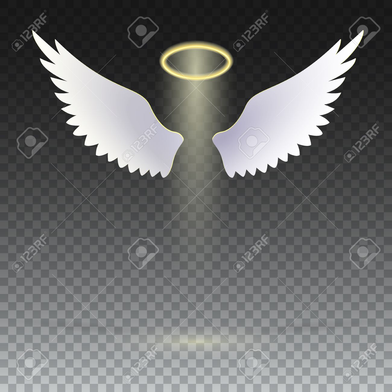 Featured image of post Transparent Background Angel Wings And Halo Clipart