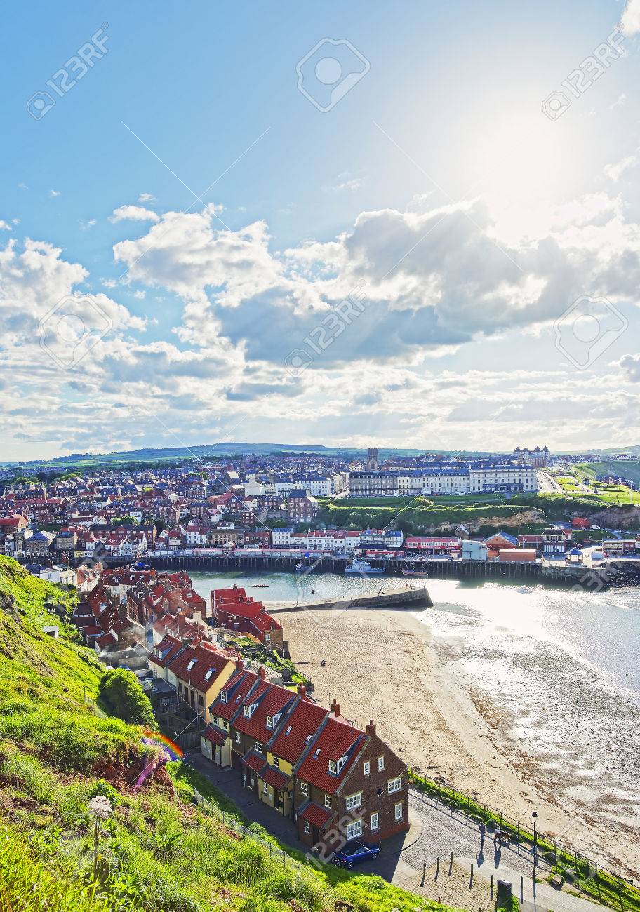 Kuste Von Nordsee In Whitby In Nordyorkshire In England Whitby