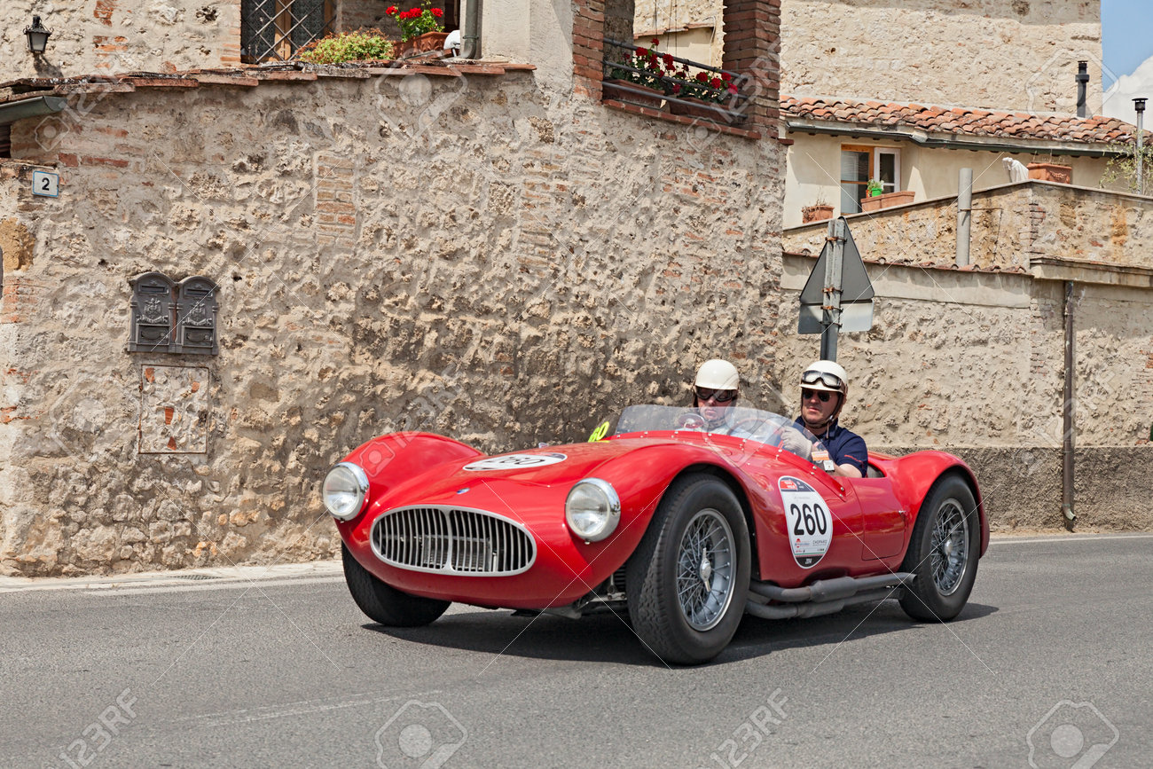 The Crew J De Reu P De Smet On A Rare Vintage Racing Car Stock Photo Picture And Royalty Free Image Image