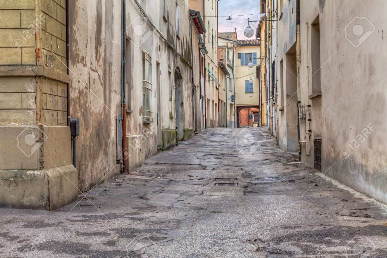 Narrow Dark Alley In The Old Town Distressed Alleyway In The Italian City Urban Decay Grunge Aged Street Stock Photo Picture And Royalty Free Image Image