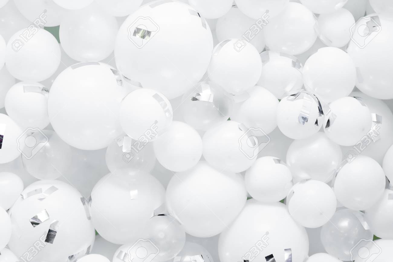 Background Of Many White Balloons White Texture Stock Photo Picture And Royalty Free Image Image
