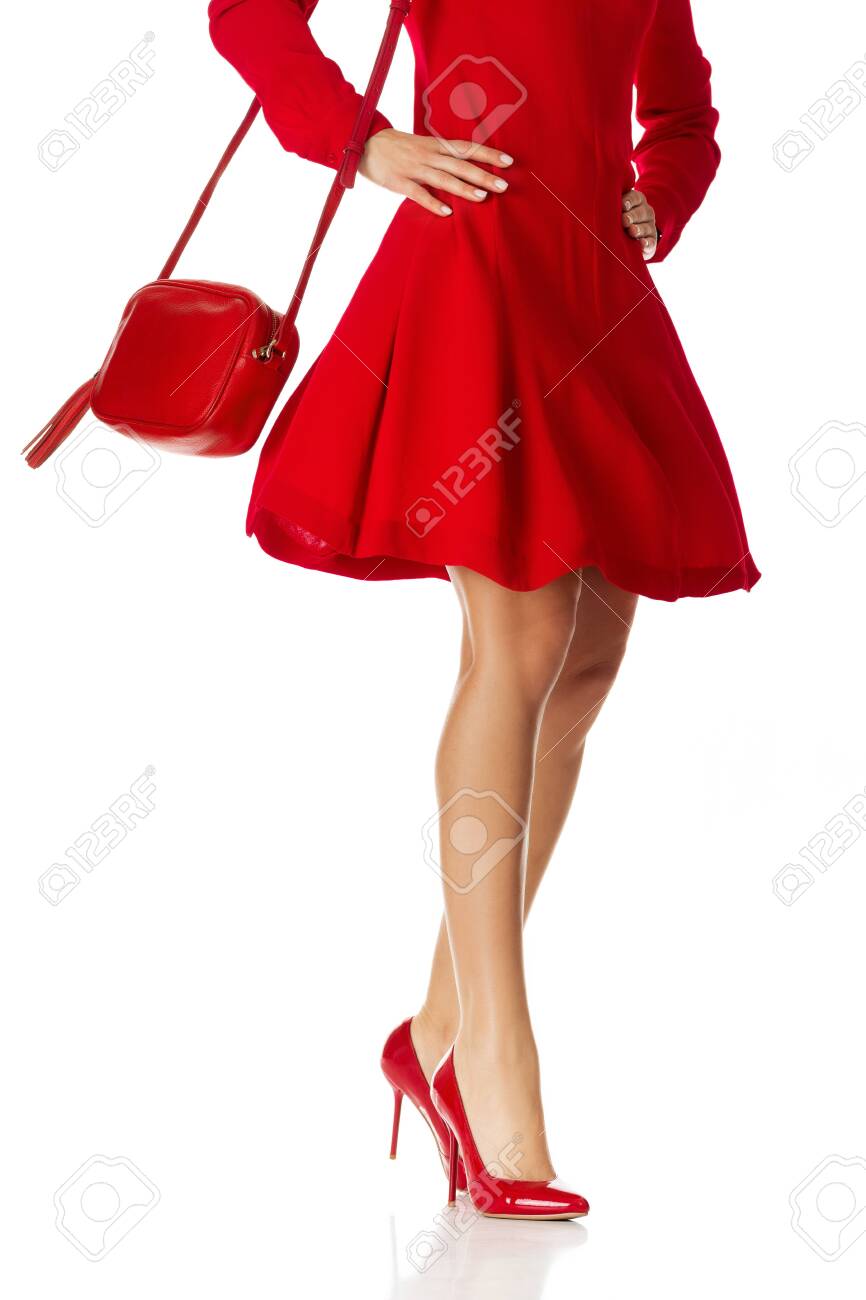 Red heels and bag Clearance