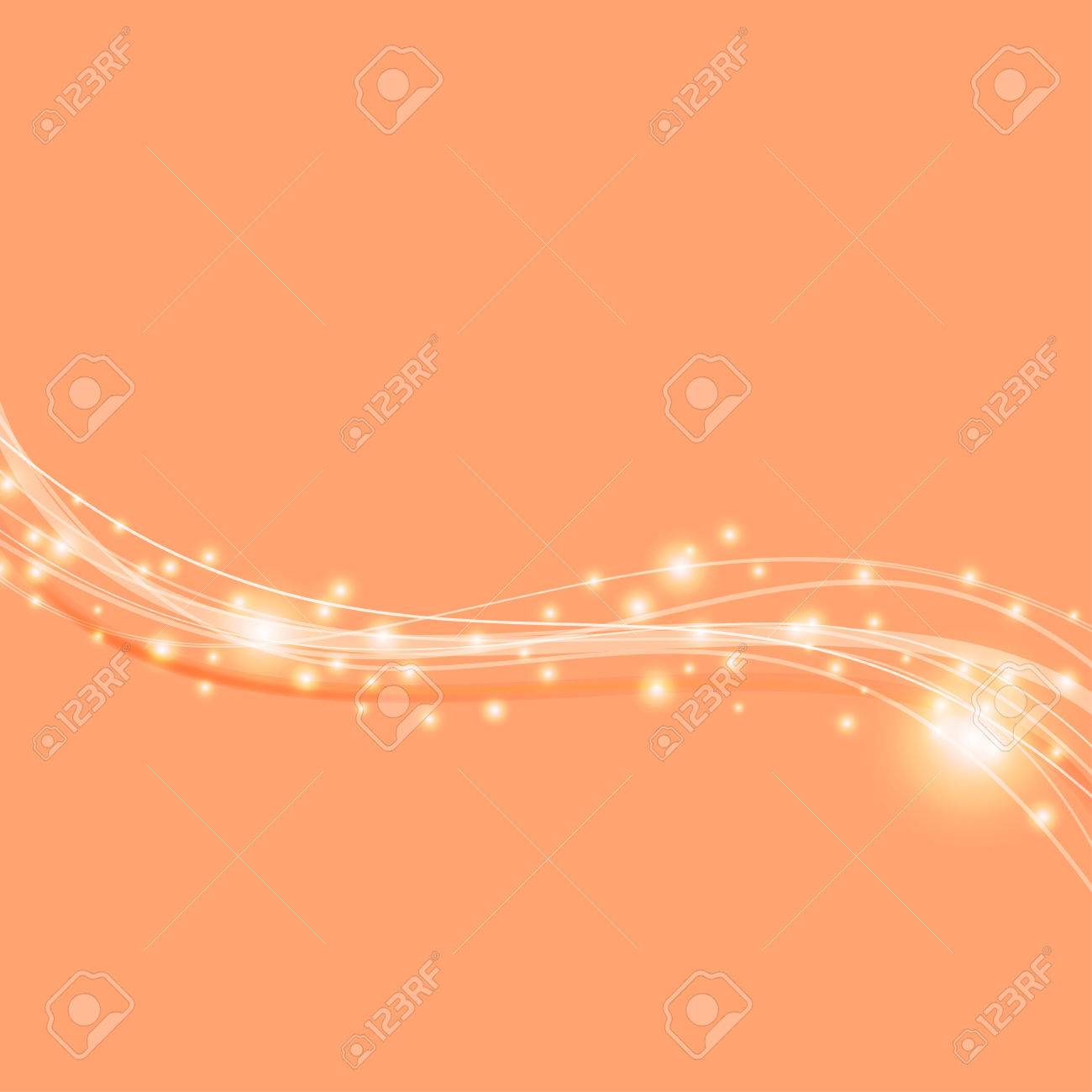 エレガントな明るい並ぶ桃の背景に波動をシューッという音 ベクトル図のイラスト素材 ベクタ Image 44170604