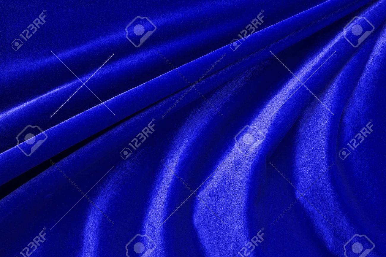 Deep Blue Velvet Close Up Background And Texture Stock Photo Picture And Royalty Free Image Image 77589416