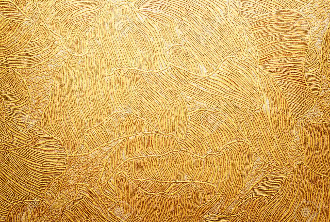 Gold Background Texture. Wallpaper On The Wall. Element Of Design. Stock  Photo, Picture and Royalty Free Image. Image 37248895., image size:1300x874