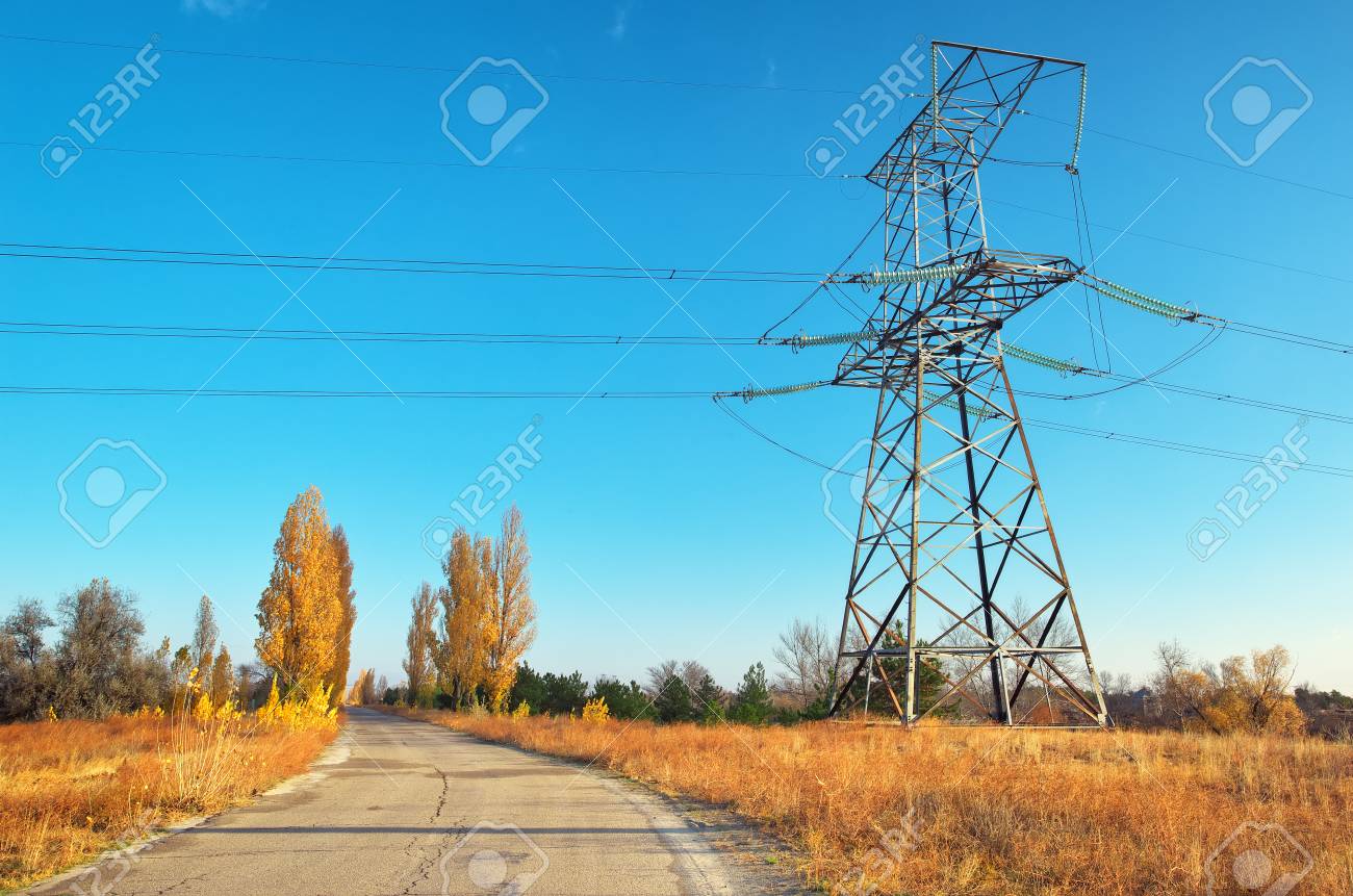 electricity transmission lines are