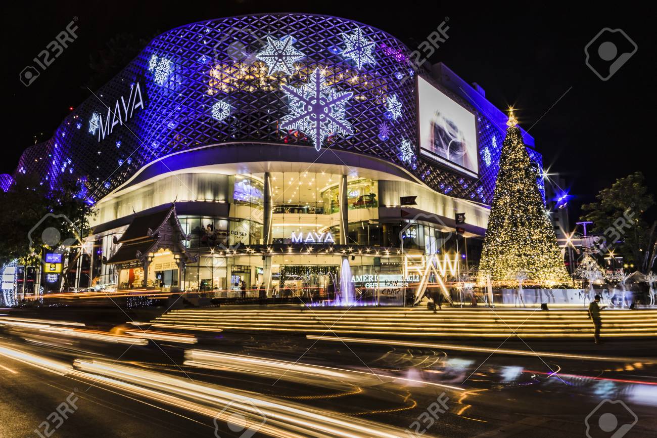 Christmas In Chiang Mai 2022 Maya Mall Christmas Decorations At Night In Chiang Mai, Thailand Stock  Photo, Picture And Royalty Free Image. Image 108886885.