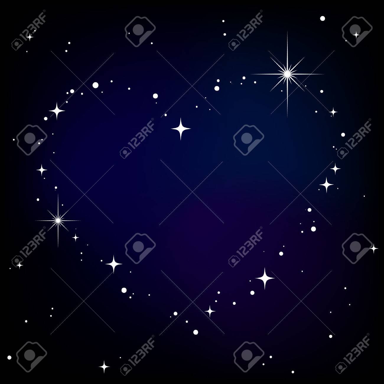Coeur étoile Dans Le Ciel Nocturne