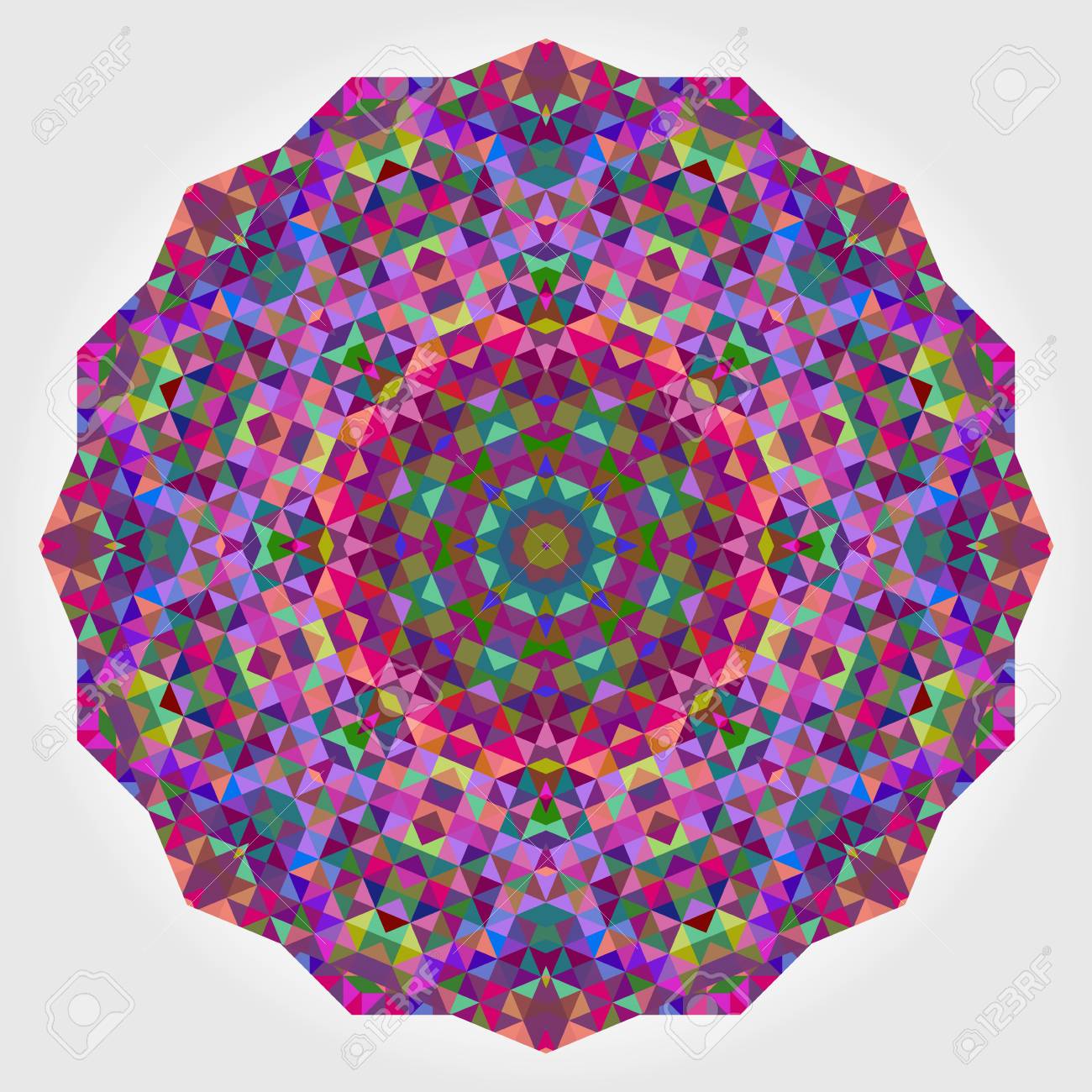 Abstract Flower Kreative Bunte Stil Rad Bunte Kreis Geometrische Hintergrund Rot Grun Orange Lila Flieder Violett Blau Violett Magenta Weisse Farben Rund Hintergrund Lizenzfrei Nutzbare Vektorgrafiken Clip Arts Illustrationen Image 40705113