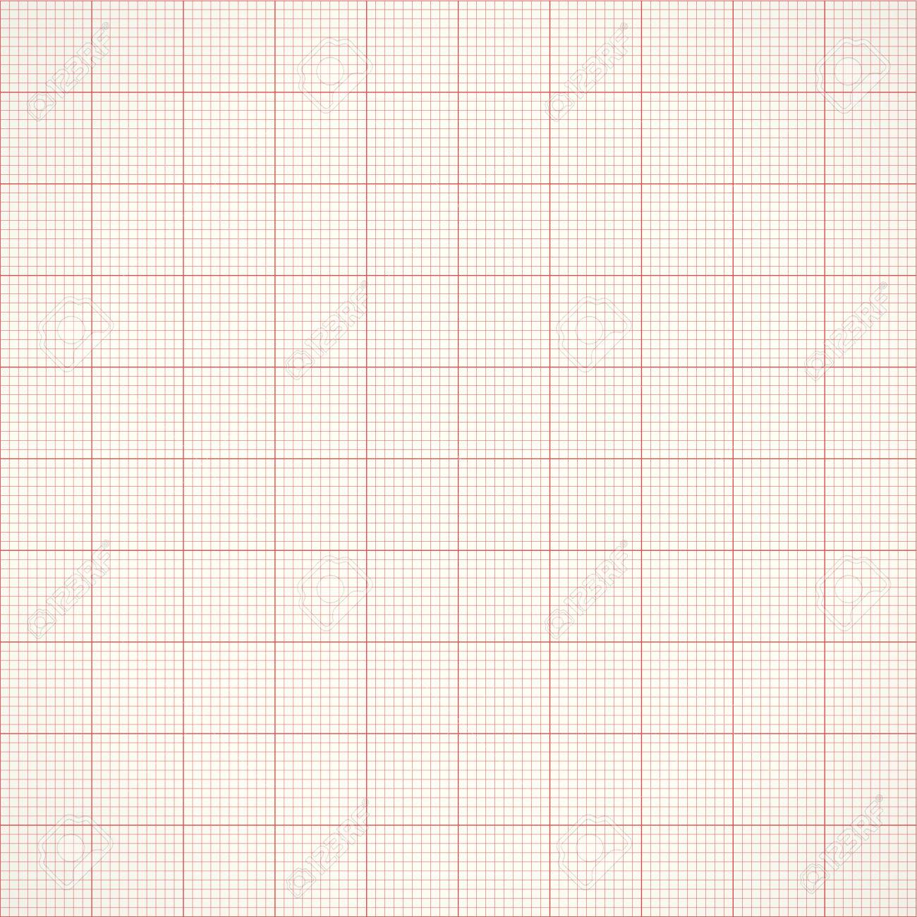 seamless millimeter grid graph paper vector engineering paper