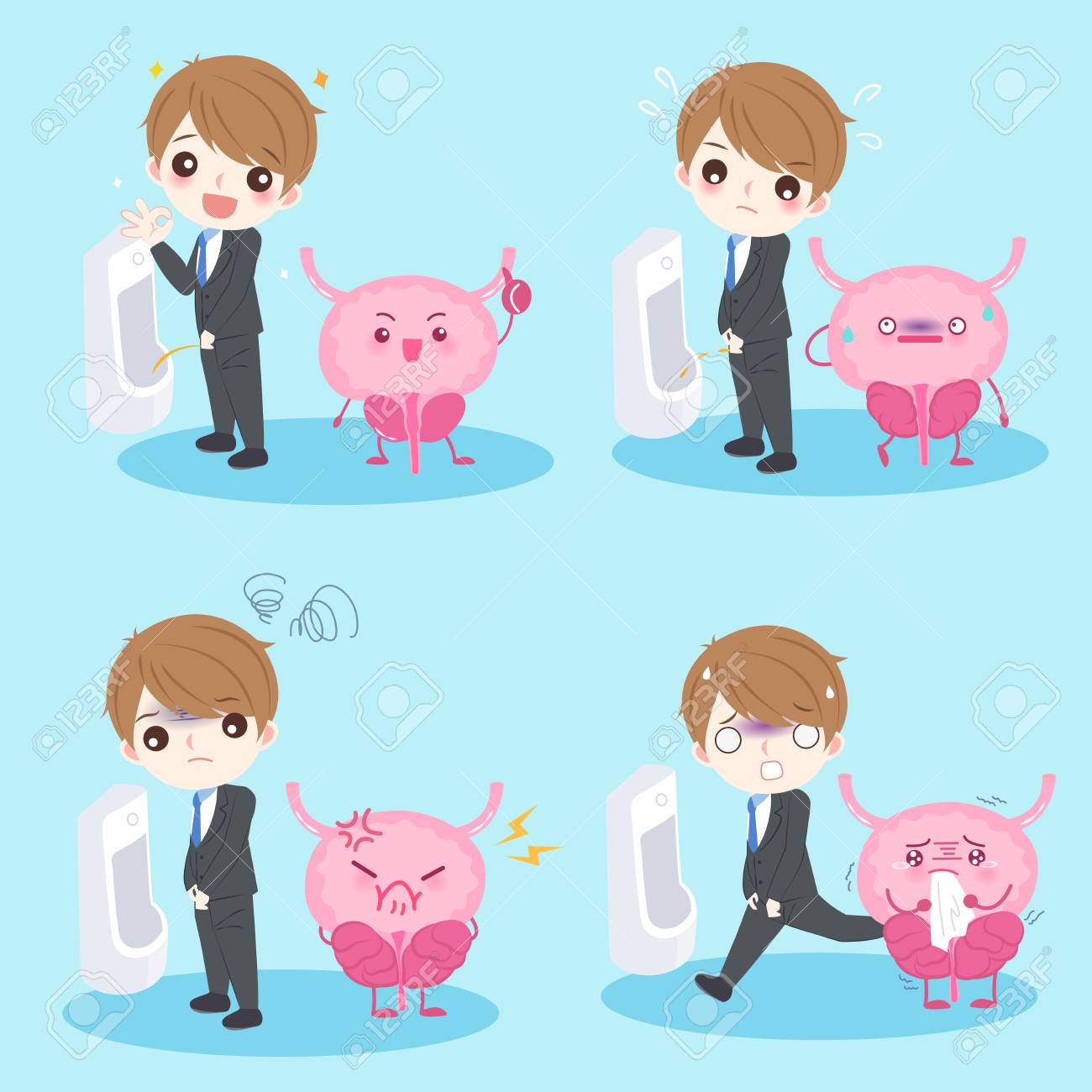 caricatura próstata