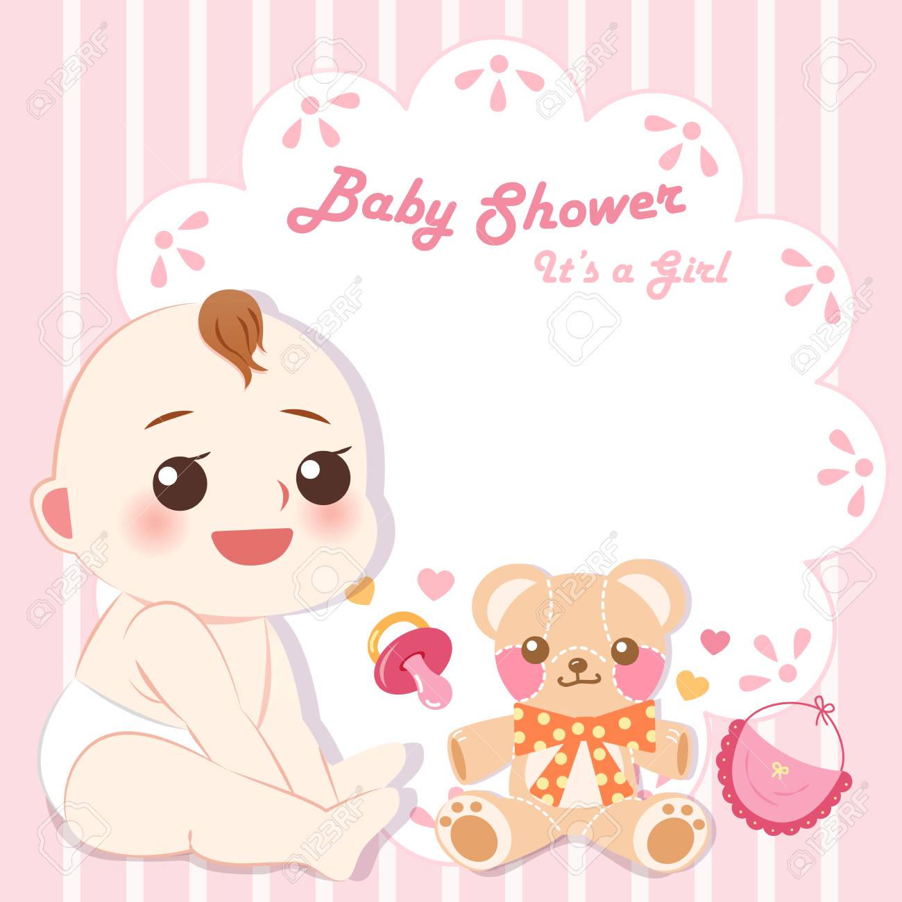 animated baby shower invitations