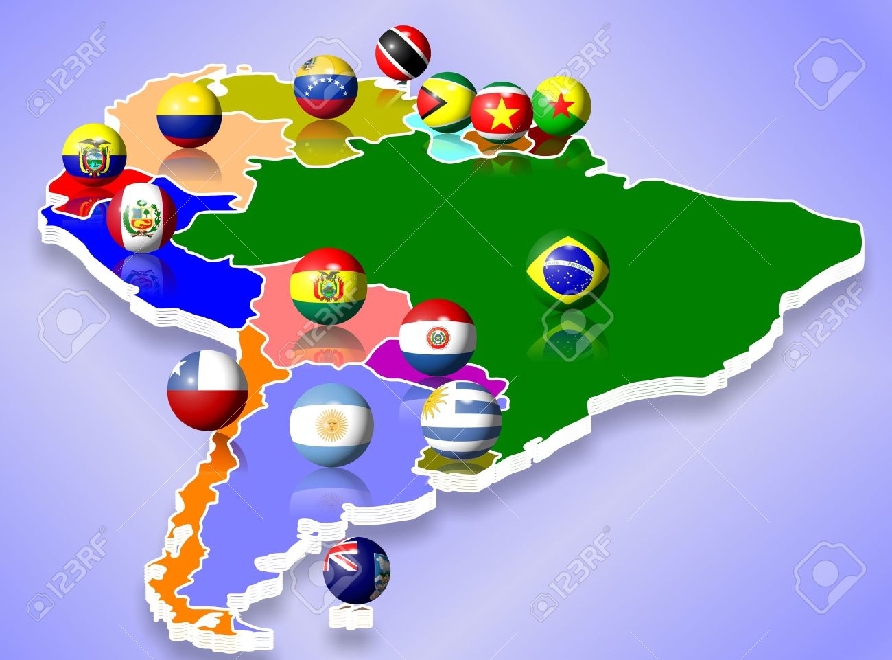 a map of south