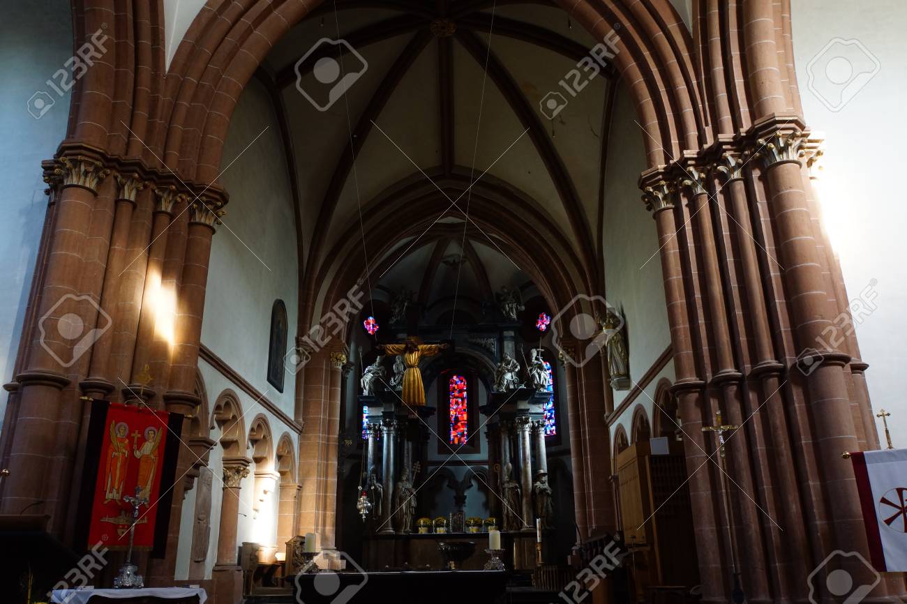 Einhards Basilika Sankt Marcellinus Und Petrus Seligenstadt Stock Photo Picture And Royalty Free Image Image 46435141