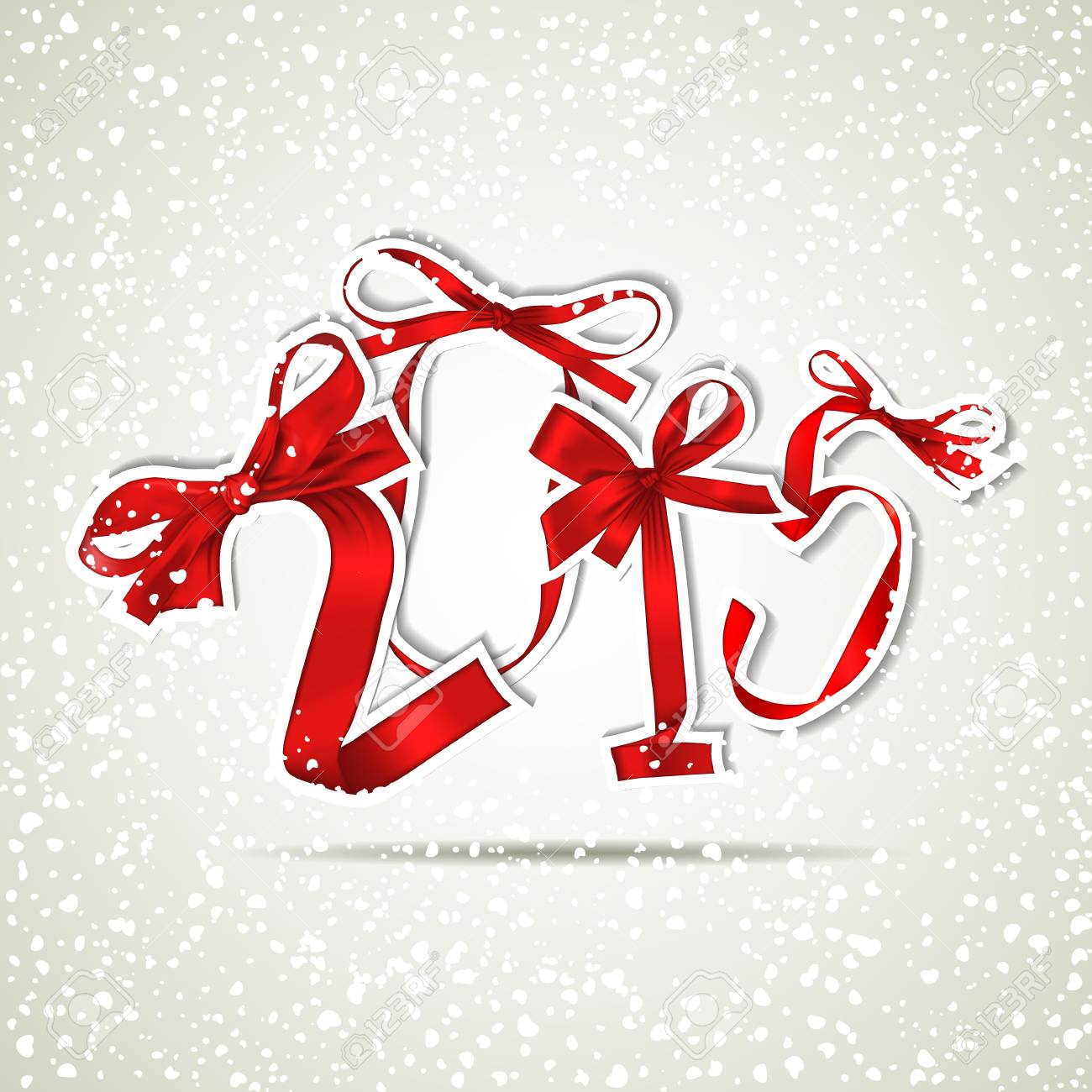 new year red ribbon
