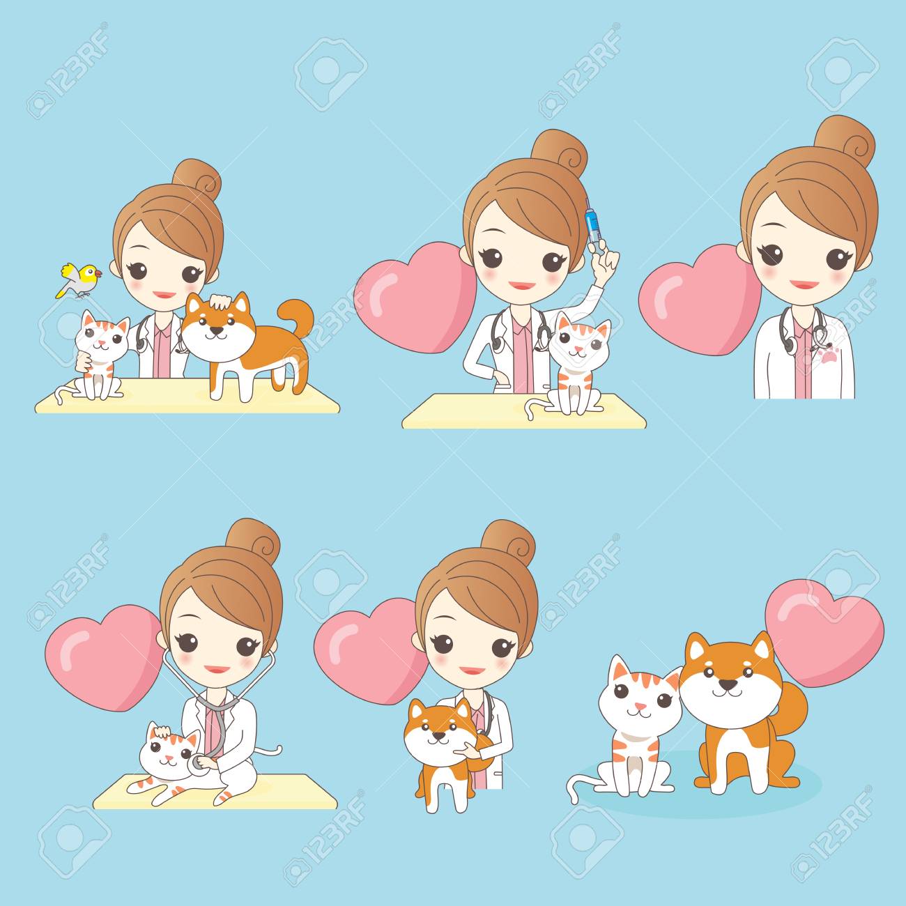 con estilo de dibujos animados del diseño del gato mujeres gz599ef ...