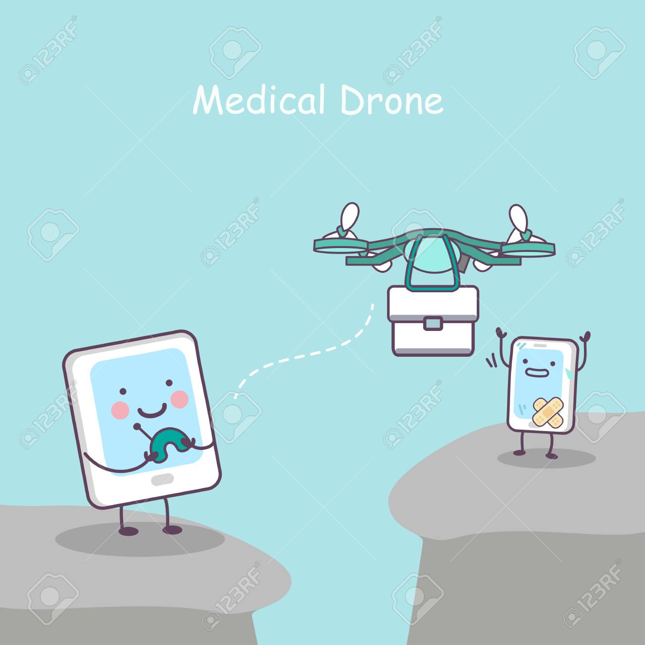 Cute Cartoon Tablet Pc And Smart Phone With Medicel Drone Great Royalty Free Cliparts Vectors And Stock Illustration Image Cute Cartoon Tablet Pc And Smart Phone With Medicel Drone Great Royalty Free Cliparts Vectors And Stock Illustration Image