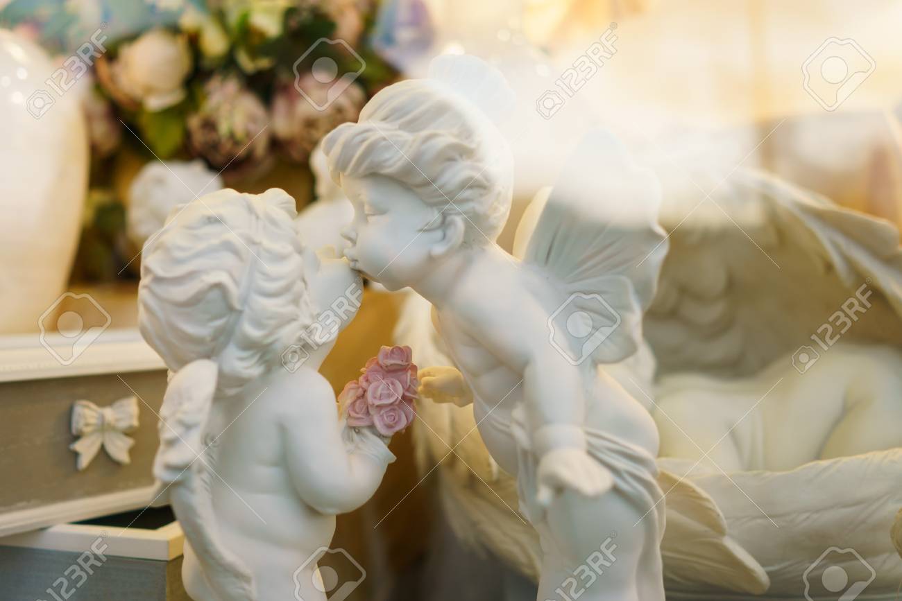 天使のキス アート作品 50x70cm