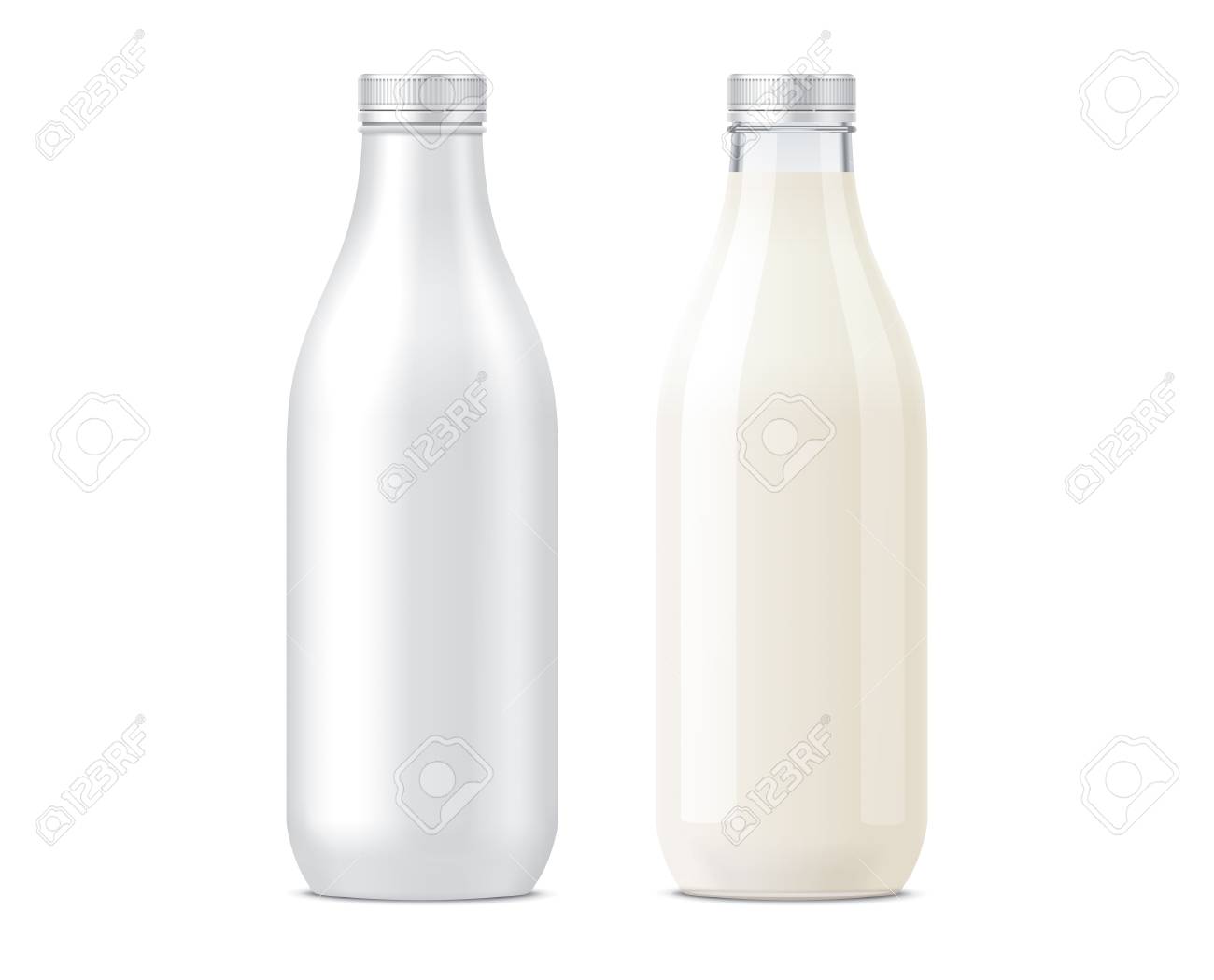 Download Bottles Mockups For Milk Drinks Stock Photo Picture And Royalty Free Image Image 92174108