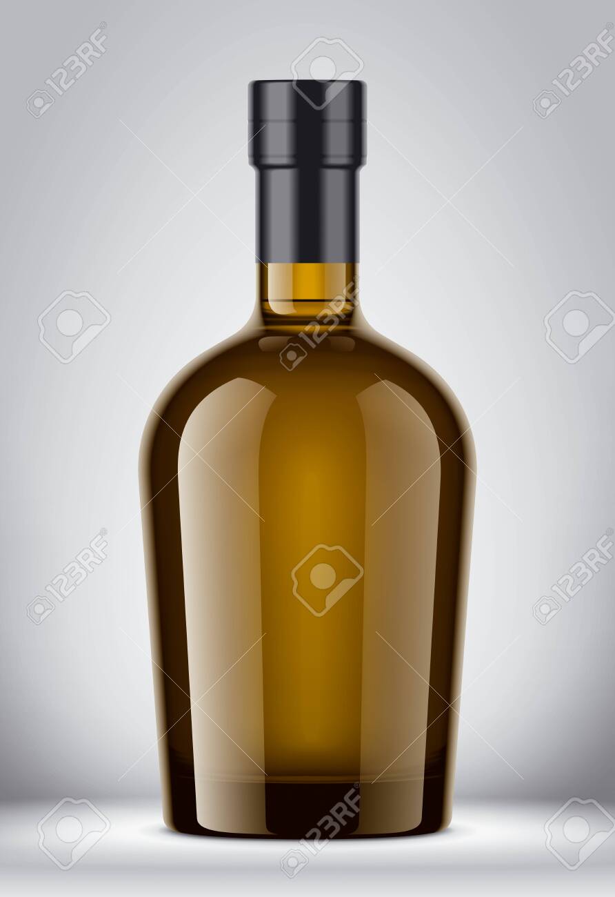 Download Glass Bottle Mockup With Foil Version Stock Photo Picture And Royalty Free Image Image 127354967