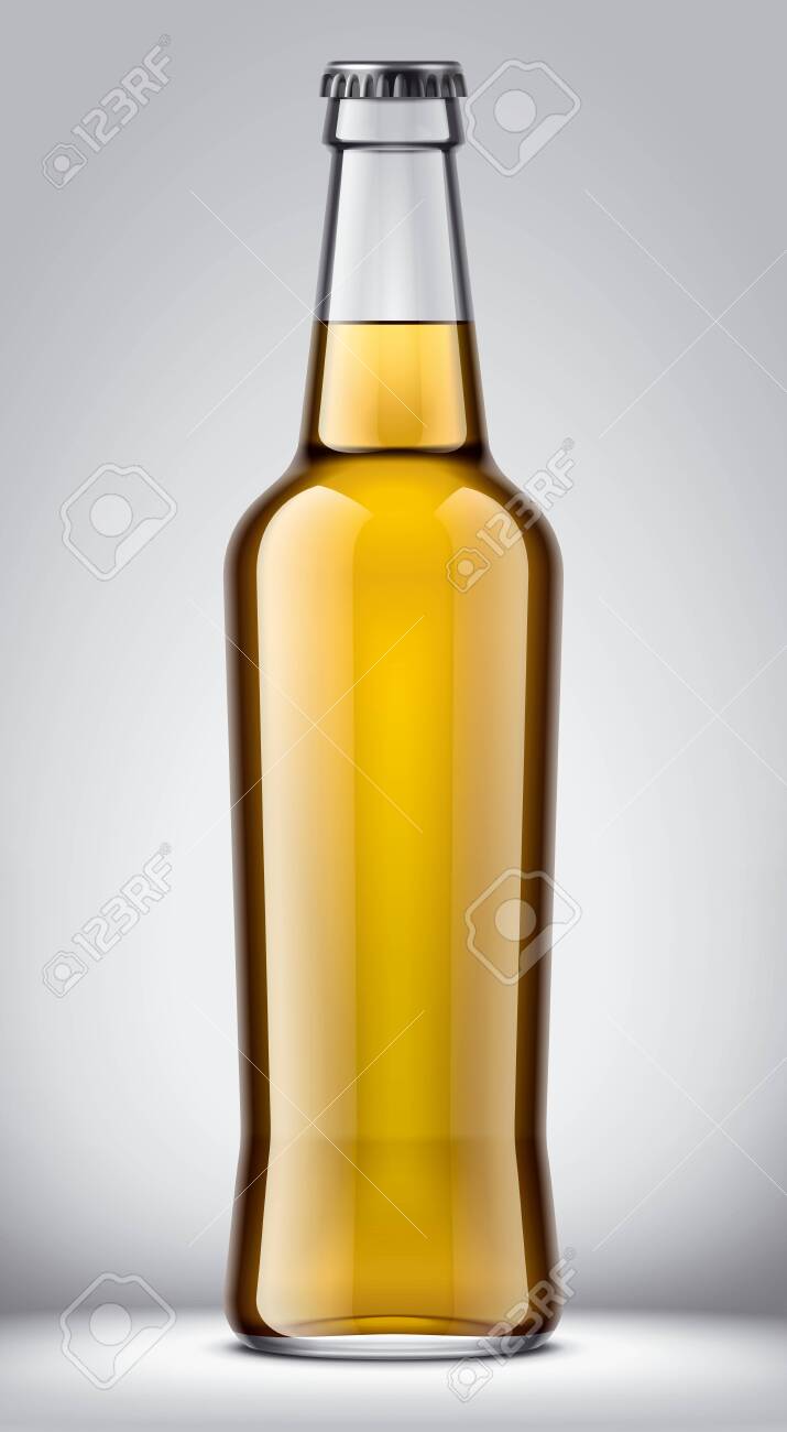Download Glass Beer Bottle Mockup Stock Photo Picture And Royalty Free Image Image 128312412